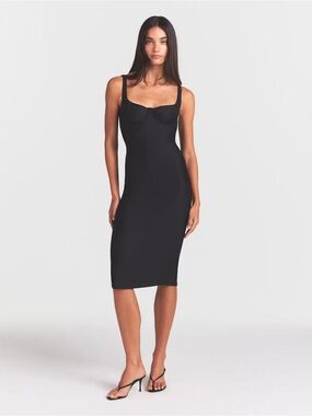 SKIMS Body Long Dress – Onyx – Size XS – New
